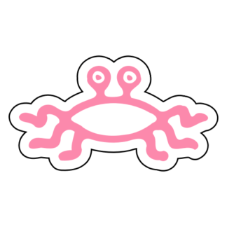 Flying Spaghetti Monster Sticker (Pink)